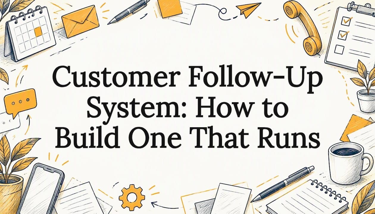Customer Follow-Up System: How to Build One That Runs